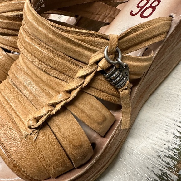 A.S.98 Nicolls wedge heel sandal - Picture 7 of 8